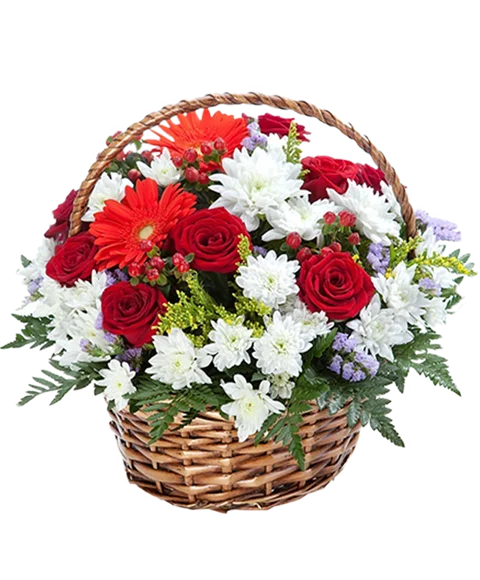 Cestino di fiori